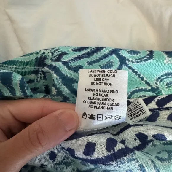 RR Hawaii Resort Multiway Dress One Size Rayon Halter Convertible Beach Cover Up - Picture 11 of 12